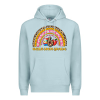 Blue Mist back to school rainbow hello sixth grade Premium Hoodie - AdoDesignShop