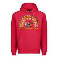 Cardinal back to school rainbow hello sixth grade Premium Hoodie - AdoDesignShop