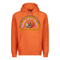 Carrot back to school rainbow hello sixth grade Premium Hoodie - AdoDesignShop