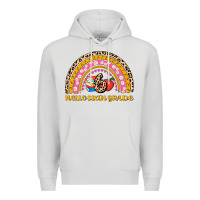 Dove Grey back to school rainbow hello sixth grade Premium Hoodie - AdoDesignShop