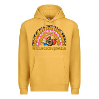 Mustard back to school rainbow hello sixth grade Premium Hoodie - AdoDesignShop