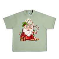 Oil Green santa coffee Urban Heavy Tee - JahusDesignShop
