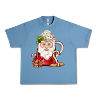 Pebble Blue santa coffee Urban Heavy Tee - JahusDesignShop
