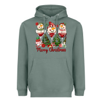 Sage merry christmas wine and cocktails Heavyweight Hoodie - MaliasSmallBusiness