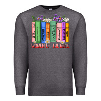 Charcoal Heather women of the bible Premium Sweatshirt - MaliasSmallBusiness