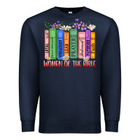Navy women of the bible Premium Sweatshirt - MaliasSmallBusiness