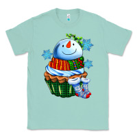 Seafoam snowman cupcake Classic Tee - AdoDesignShop