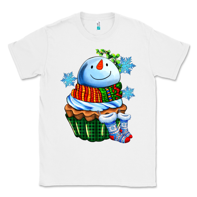 Snowman Cupcake Classic Tee by AdoDesignShop | Teevron