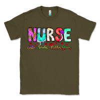 Army Green Nurse Coffee Scrubs Rubber Gloves Classic Tee - CowhideDigitalArt