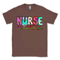 Chestnut Nurse Coffee Scrubs Rubber Gloves Classic Tee - CowhideDigitalArt