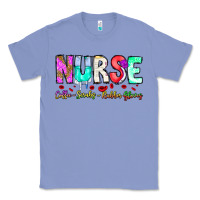 Colony Blue Nurse Coffee Scrubs Rubber Gloves Classic Tee - CowhideDigitalArt