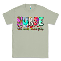 Matcha Nurse Coffee Scrubs Rubber Gloves Classic Tee - CowhideDigitalArt