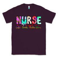 Plum Nurse Coffee Scrubs Rubber Gloves Classic Tee - CowhideDigitalArt