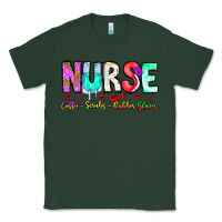 Sports Green Nurse Coffee Scrubs Rubber Gloves Classic Tee - CowhideDigitalArt