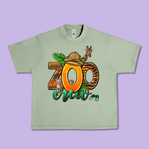 Zoo Crew Urban Heavy Tee Designed By Adodesignshop