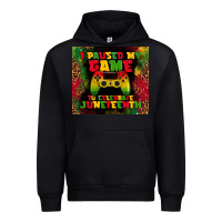 Black i paused my game Urban Hoodie - TumblerDesignByShophia