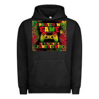 Pigment Black i paused my game Urban Hoodie - TumblerDesignByShophia