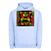 Pigment Grape Ice i paused my game Urban Hoodie - TumblerDesignByShophia