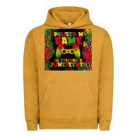 Pigment Peanut Butter i paused my game Urban Hoodie - TumblerDesignByShophia