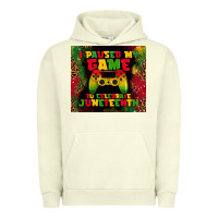 Pigment Pistachio i paused my game Urban Hoodie - TumblerDesignByShophia