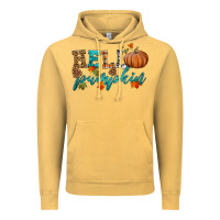 Vintage Mustard hello pumpkin Vintage Hoodie - HRA Design Shop