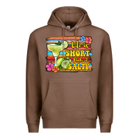 Chestnut life is short make it salty Premium Hoodie - Jasminsmagicworld
