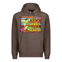 Coffee life is short make it salty Premium Hoodie - Jasminsmagicworld