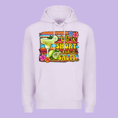 Life Is Short Make It Salty Premium Hoodie Designed By Jasminsmagicworld