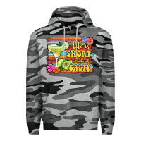 Slate Camo life is short make it salty Premium Hoodie - Jasminsmagicworld