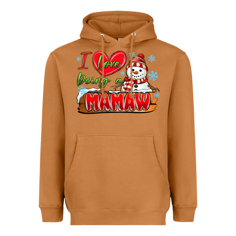 I Love Being A Mamaw Heavyweight Hoodie by MaliasSmallBusiness | Teevron