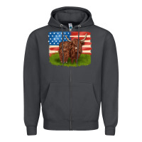 Smoke American cows Zipper Hoodie - MaliasSmallBusiness