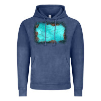 Vintage Denim gemstone leopard background Vintage Hoodie - JahusDesignShop