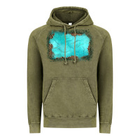 Gemstone Leopard Background Vintage Hoodie | Teevron