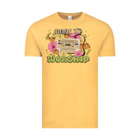Vintage Mustard made to worship Vintage Tee - JahusDesignShop