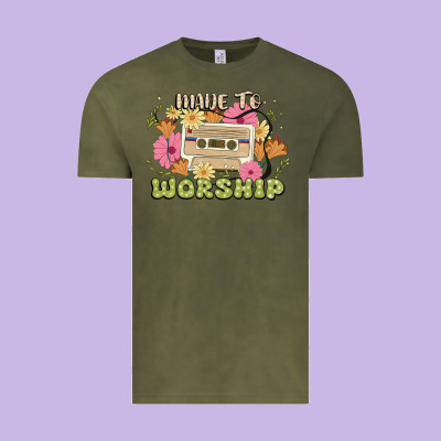 Made To Worship Vintage Tee Designed By Jahusdesignshop