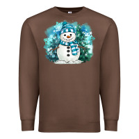 Chestnut winter snowman Premium Sweatshirt - MaliasSmallBusiness