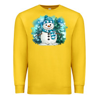 Lemon winter snowman Premium Sweatshirt - MaliasSmallBusiness