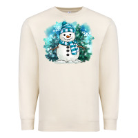 Sandshell winter snowman Premium Sweatshirt - MaliasSmallBusiness