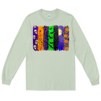 Matcha halloween brush stroke Long Sleeve Tee - JahusDesignShop