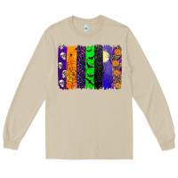 Mushroom halloween brush stroke Long Sleeve Tee - JahusDesignShop