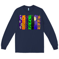 Navy halloween brush stroke Long Sleeve Tee - JahusDesignShop