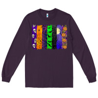 Plum halloween brush stroke Long Sleeve Tee - JahusDesignShop
