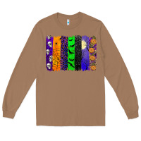Toasted Coconut halloween brush stroke Long Sleeve Tee - JahusDesignShop