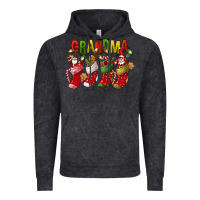 Vintage Black christmas grandma Vintage Hoodie - FaDigitalArtStudio