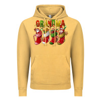 Vintage Mustard christmas grandma Vintage Hoodie - FaDigitalArtStudio