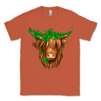 Copper St. Patrick’s Day Long Hair Shaggy Cow Classic Tee - Jasminsmagicworld