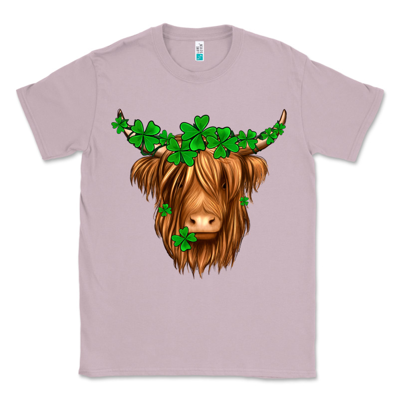 St. Patrick’s Day Long Hair Shaggy Cow Classic Tee by Jasminsmagicworld | Teevron