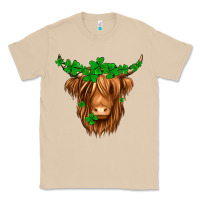 Mushroom St. Patrick’s Day Long Hair Shaggy Cow Classic Tee - Jasminsmagicworld