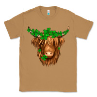 Toasted Coconut St. Patrick’s Day Long Hair Shaggy Cow Classic Tee - Jasminsmagicworld