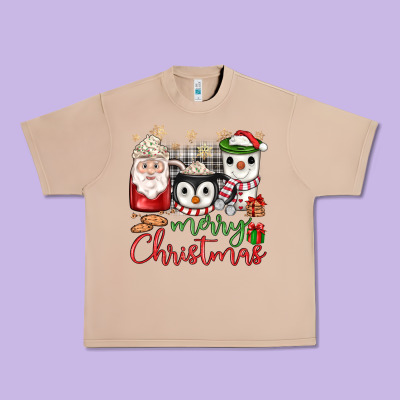 Merry Christmas Coffee Urban Heavy Tee Designed By Jahusdesignshop
